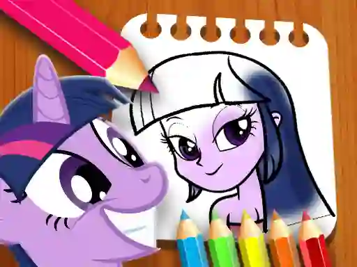 遊戲Equestria Girls Coloring Book在線