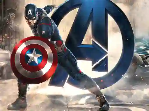 遊戲Captain American Jigsaw Puzzle在線