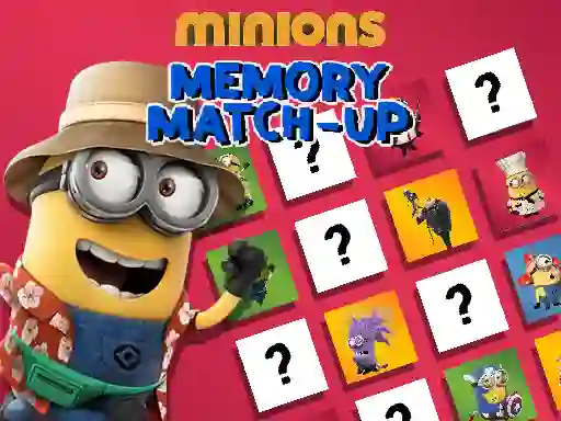 遊戲Minions Memory Match Up在線