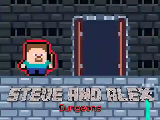 遊戲Steve and Alex Dungeons在線