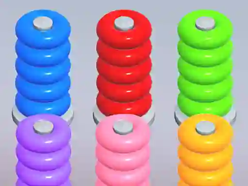 遊戲Color Ring Sort在線