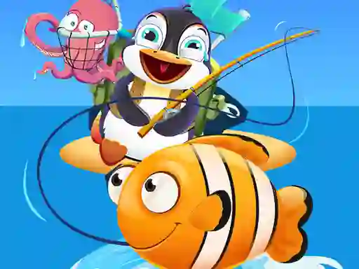 遊戲Baby Penguin Fishing在線