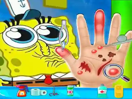 遊戲Spongebob Hand Doctor在線