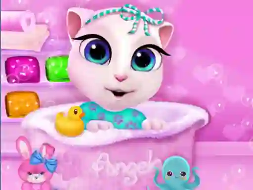 遊戲Baby Angela Bathing Time在線