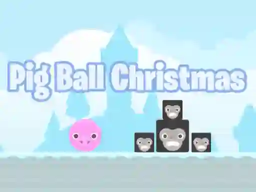 遊戲Pig Ball Christmas在線