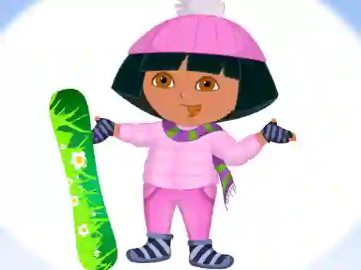 遊戲Dora Ski Winter Dressup在線