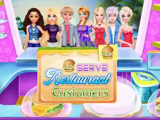 遊戲Serve Restaurant Customers在線