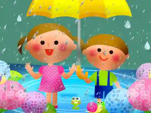 遊戲Kids Rainy Day Puzzle在線