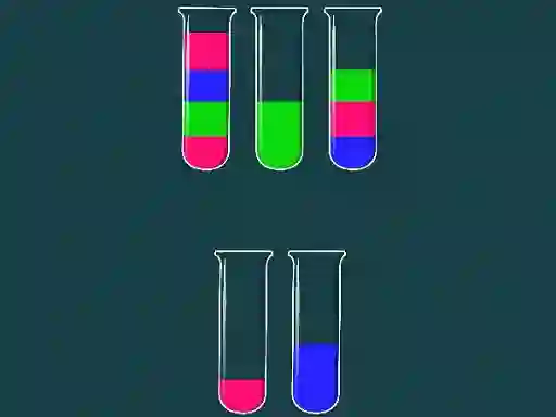 遊戲Water Sorting Color in the bottle在線