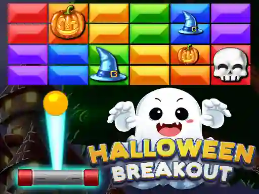 遊戲Halloween Breakout在線