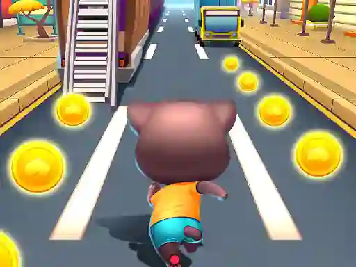 遊戲Paw Puppy Kid Subway Surfers Runner在線