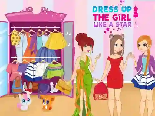 遊戲Dress Up The Girl Like A Star在線