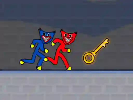 遊戲Stickman Huggy Party Duo在線