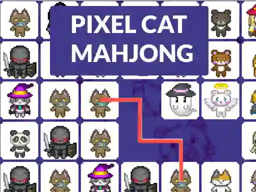 遊戲Pixel cat mahjong在線