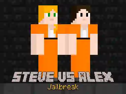 遊戲Steve vs Alex Jailbreak在線
