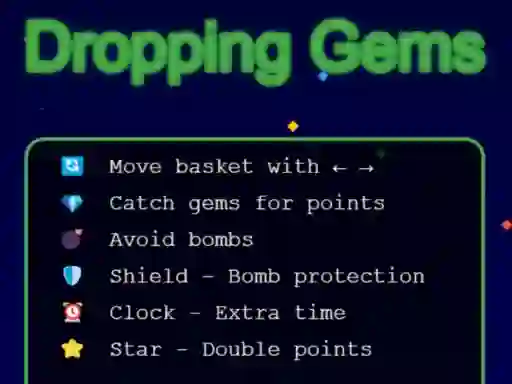 遊戲Dropping Gems在線