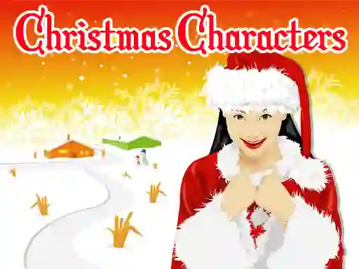 遊戲Christmas Character Slide在線