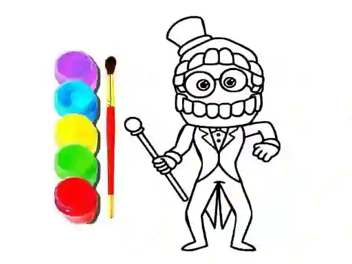 遊戲Digital Circus Click and Paint在線