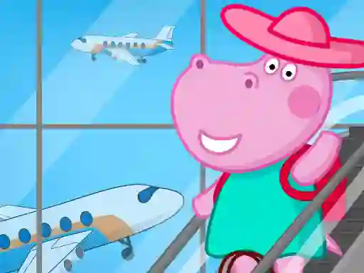 遊戲Hippo Family Airport Adventure在線
