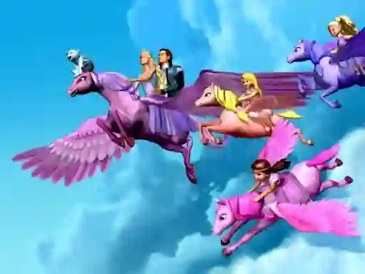遊戲Barbie Magic Pegasus Puzzle在線