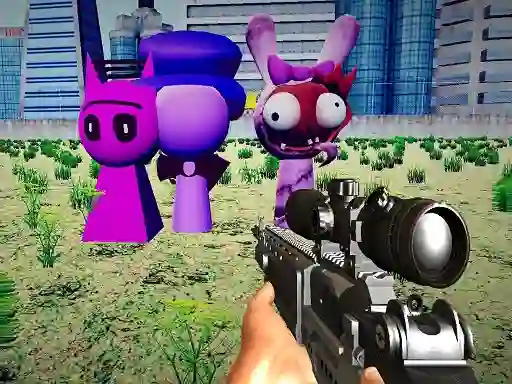 遊戲Sprunki Sniper Squid Game在線