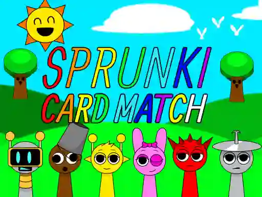 遊戲Sprunki Card Match在線