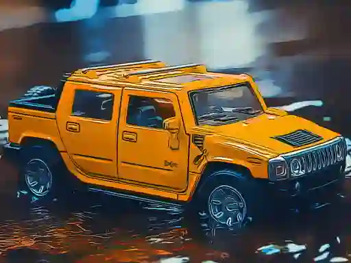 遊戲Hummer Jeep Puzzle在線