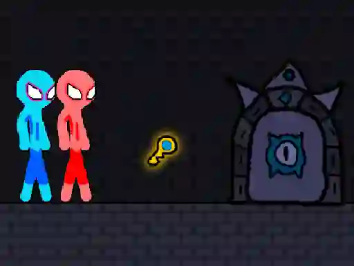 遊戲Red and Blue Stickman Rope在線