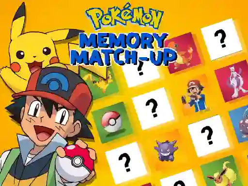 遊戲Pokemon Memory Match-Up在線