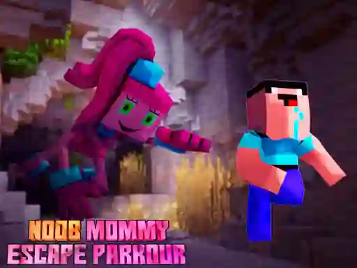 遊戲Noob Mommy Escape Parkour在線