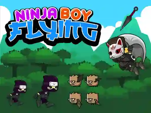 遊戲Ninja Boy Flying在線