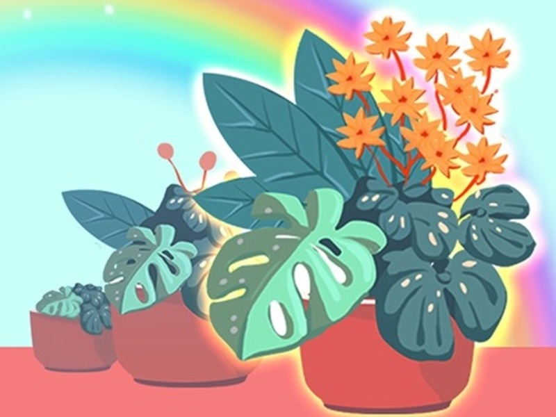 遊戲舒適的花園空閒在線