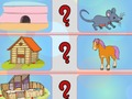遊戲簡單的孩子拼圖關係 在線