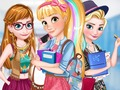 遊戲迪士尼女孩回到學校 在線
