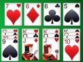 遊戲驚人的Freecell接龍 在線