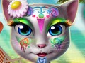 遊戲小貓海灘化妝在線