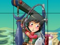 遊戲漁夫滑動拼圖 在線