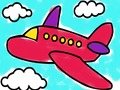 遊戲飛機著色書 在線