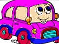 遊戲回到學校：兒童汽車塗色在線