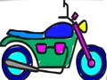 遊戲回到學校：摩托車上色在線