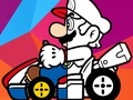 遊戲馬里奧駕駛著色書 在線