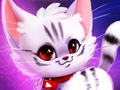遊戲可愛的小貓著色在線