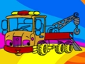 遊戲拖車著色書 在線