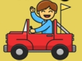 遊戲玩具卡車著色在線