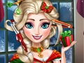 遊戲冰雪女王聖誕節真正的髮型 在線