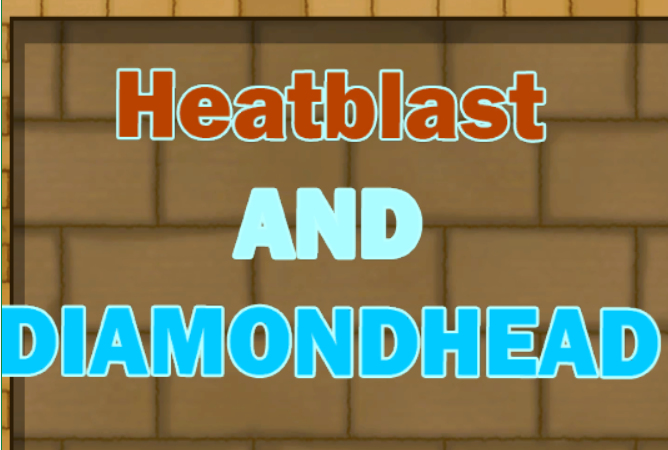 遊戲Heatblast和鑽石頭 在線
