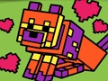遊戲簡易兒童塗色 Mineblox在線