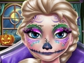 遊戲艾莎的可怕萬聖節妝容在線