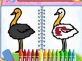 遊戲著色鳥類遊戲在線