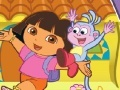 遊戲探險家多拉（Dora）到達靴子 在線